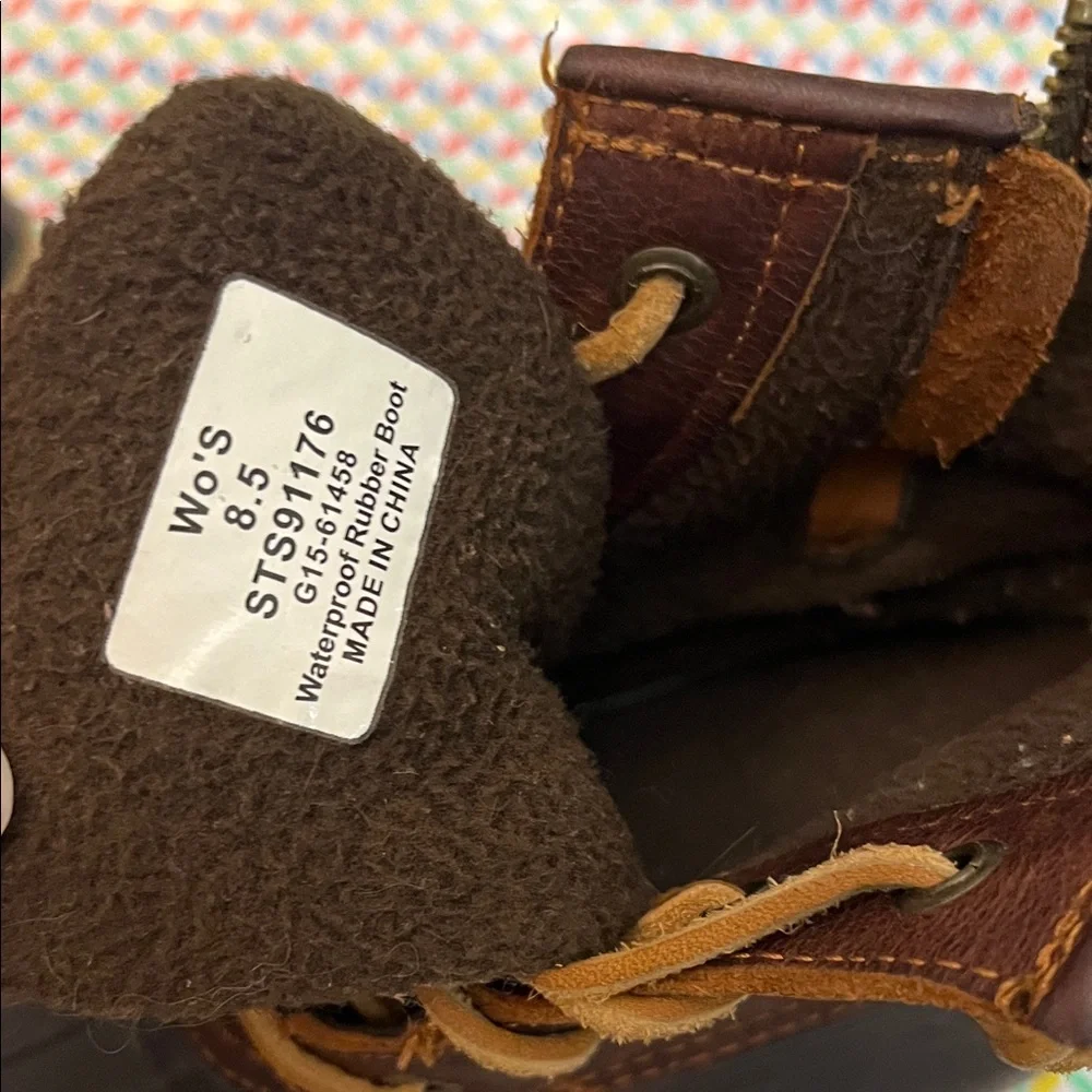 Sperry Brown and Black Duck Boots - Picture 11 of 12